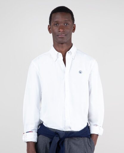 Camisa El Ganso Oxford Lisa Blanca