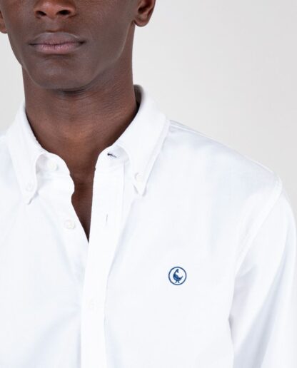 Camisa El Ganso Oxford Lisa Blanca - Imagen 6