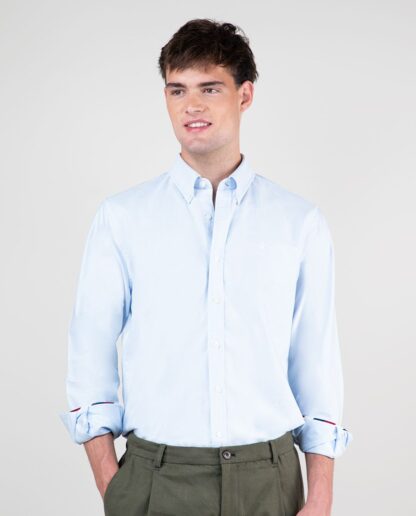 Camisa El Ganso Oxford Lisa Celeste