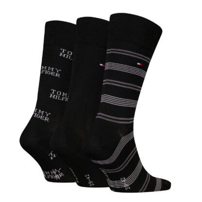 Pack 3 Calcetines Tommy Hilfiger Black - Imagen 4