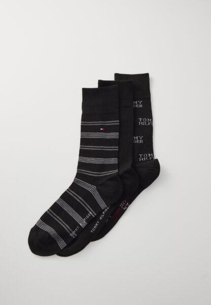 Pack 3 Calcetines Tommy Hilfiger Black - Imagen 6