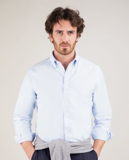 Camisa El Ganso Oxford Lisa Celeste