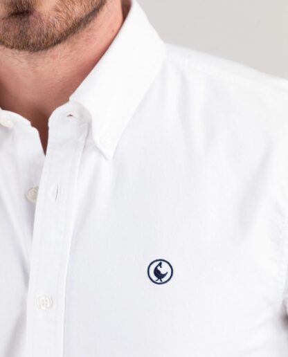 Camisa El Ganso Oxford Lisa Blanca - Imagen 6