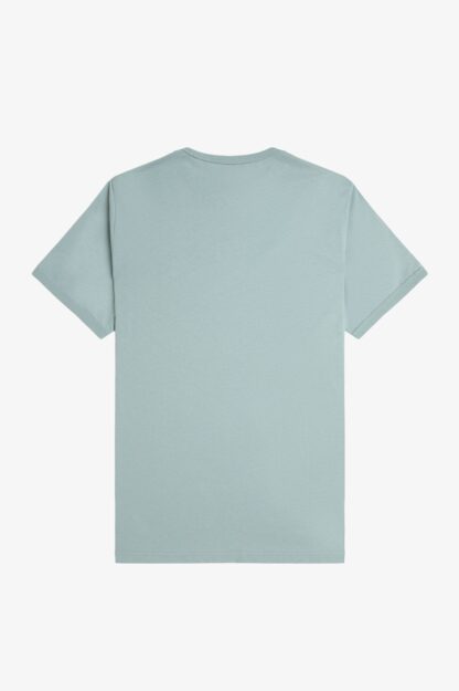 Camiseta Fred Perry Azul Plata - Imagen 4