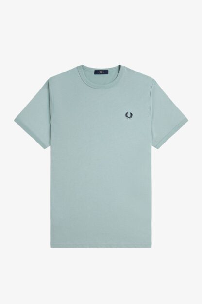 Camiseta Fred Perry Azul Plata - Imagen 5