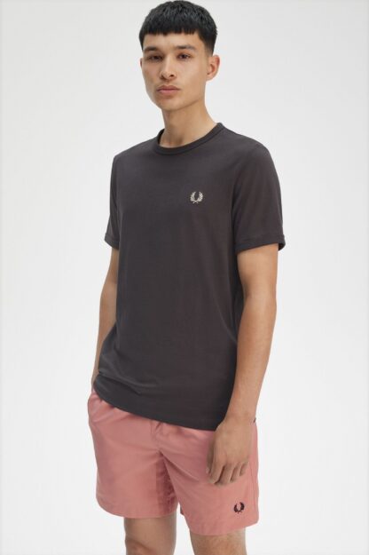 Camiseta Fred Perry Gris - Imagen 2