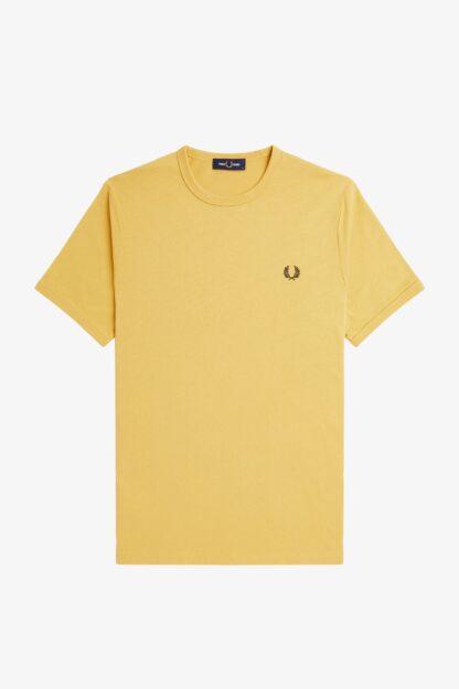 Camiseta Fred Perry Amarillo - Imagen 5