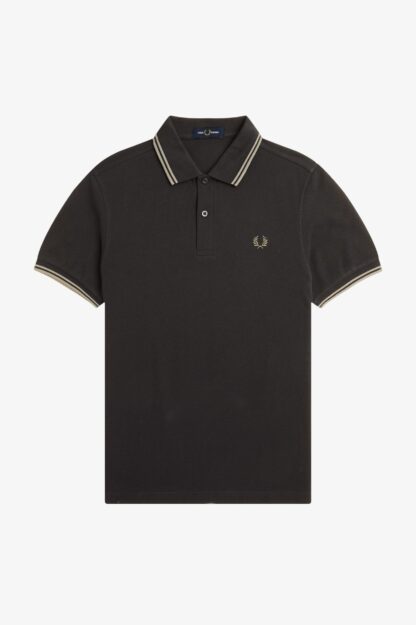 Polo Fred Perry M3600 Gris - Imagen 2