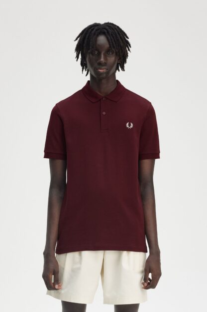 Polo Fred Perry Rojo Oscuro